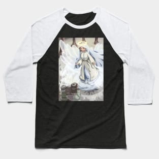 Our Lady of Fatima with the Three Children Baseball T-Shirt